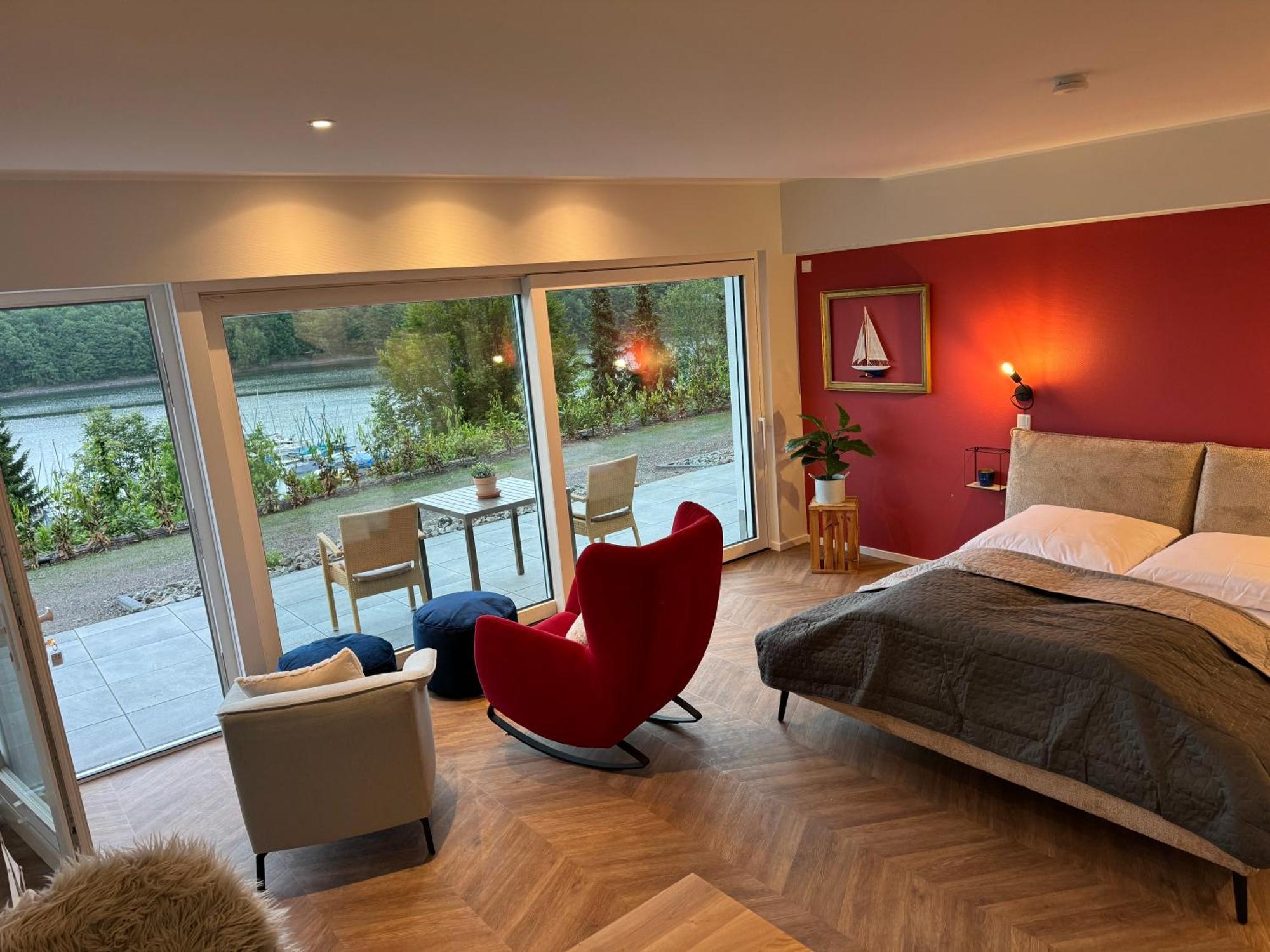 Ommi Kese See-Suite Sauna Biggesee Olpe bei Meschede Exteriér fotografie